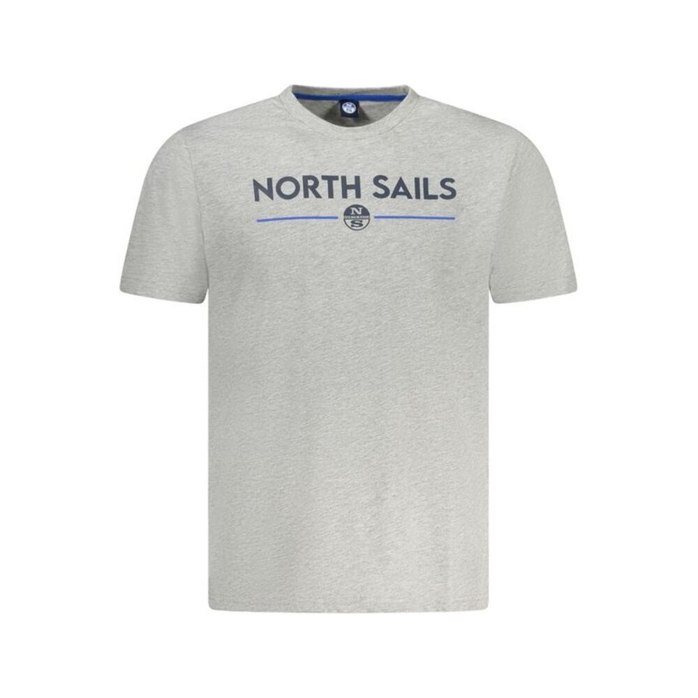 North Sails Grigio Cotton Men Men's T-Shirt